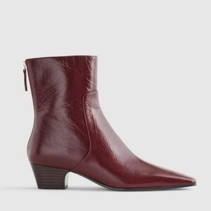 Madewell “The Lexie” Ankle boot, color Aged Wine, Like new!!